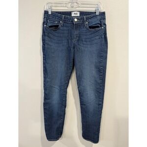 PAIGE Kylie Crop Jeans Women Size 28 Dark Wash Slim Fit Denim